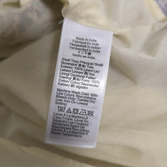 J.Crew Palermo Linen Smocked-Waist Floral Mini Dress Size Spring 2023 - Picture 10 of 14